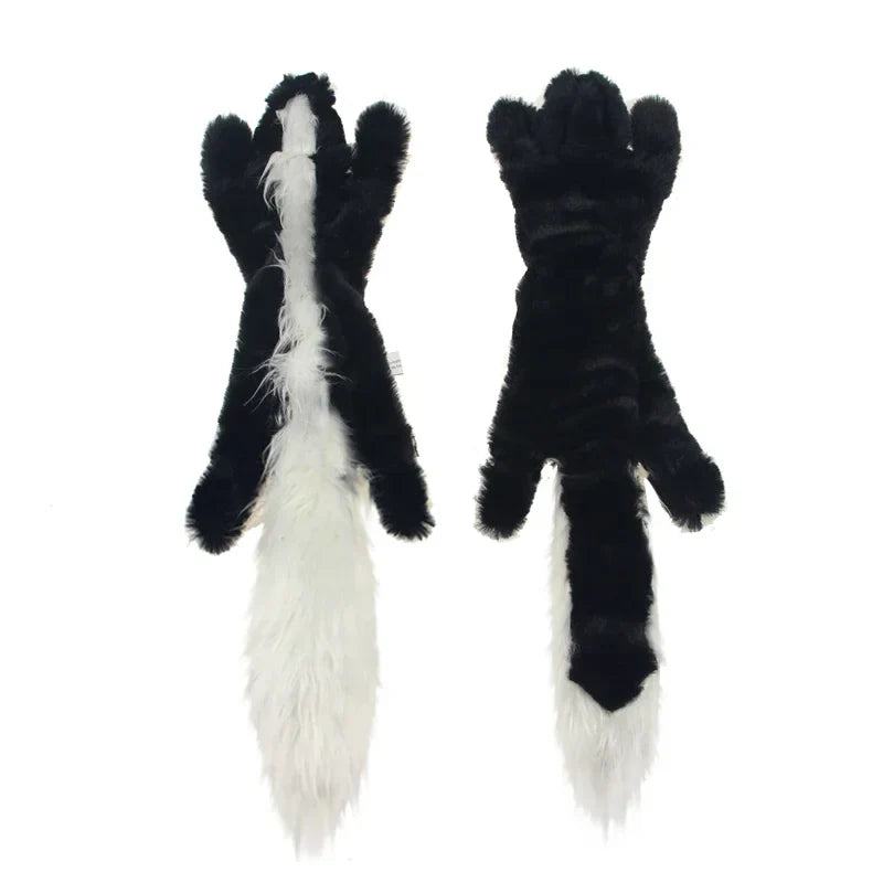 No-Stuffing Squeaky Crinkle Dog Toy