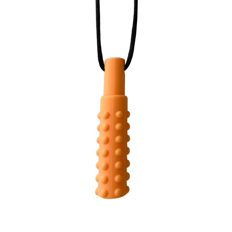 Silicone Teether Necklace for Kids | Chewy Sensory Pendant for Autism & ADHD | Oral Motor Therapy Tool