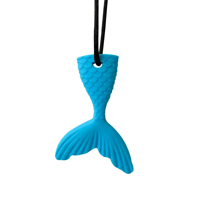 Silicone Teether Necklace for Kids | Chewy Sensory Pendant for Autism & ADHD | Oral Motor Therapy Tool