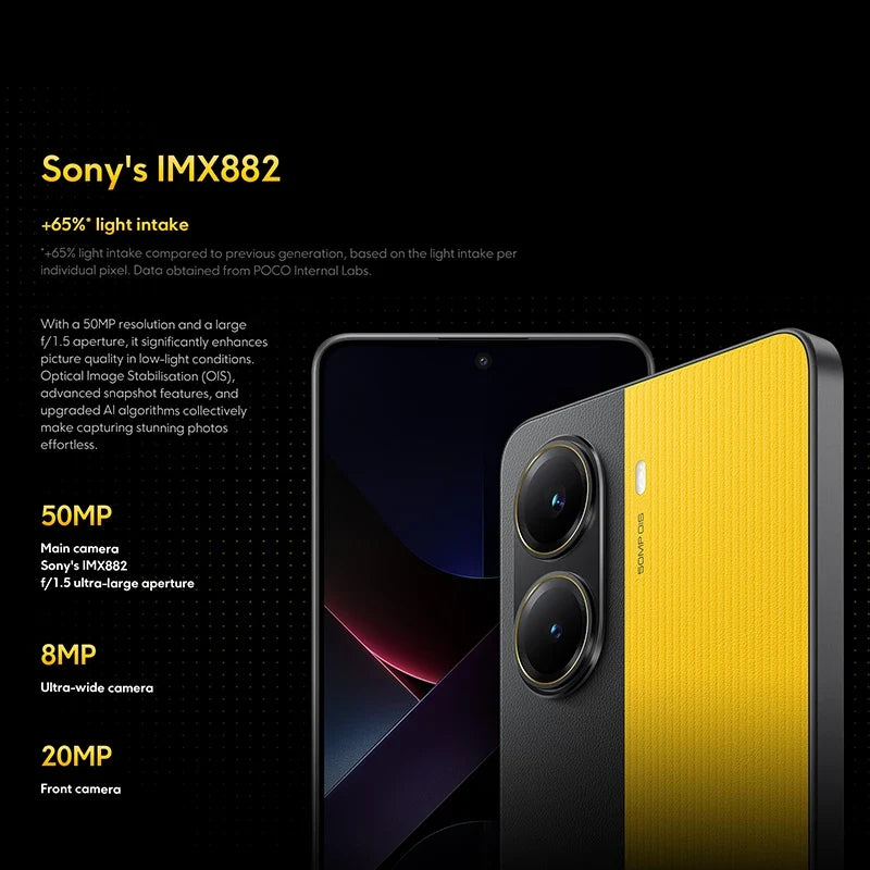 POCO X7 Pro Global Version Cellphone 256GB / 512GB Dimensity 8400-Ultra 6.67" 120Hz Display 6000mAh 5G NFC