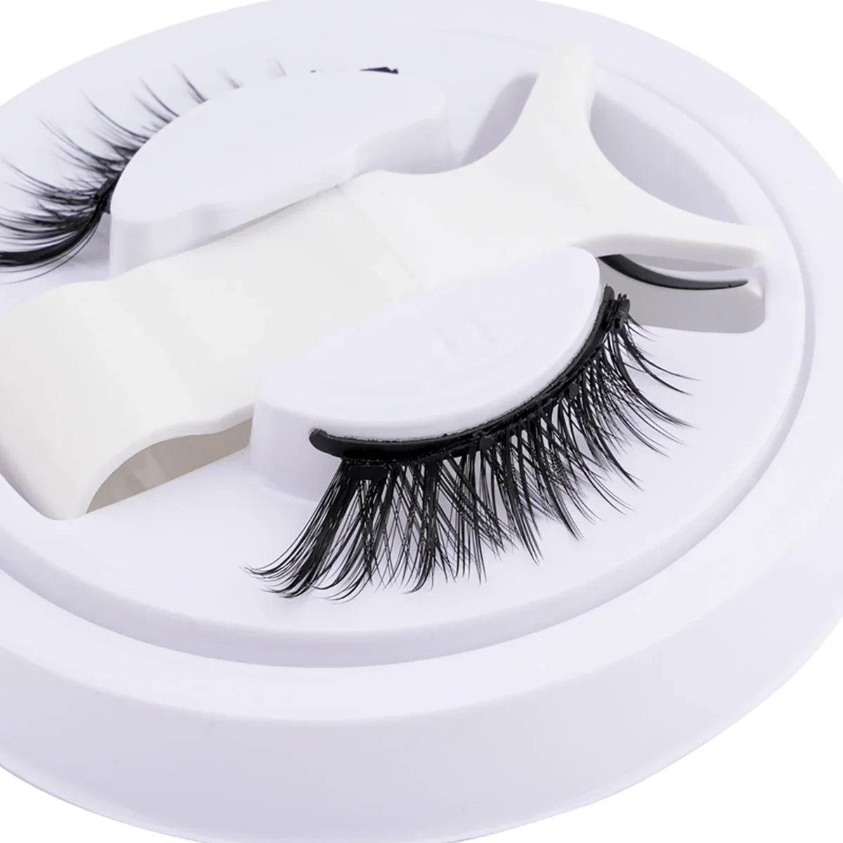 Magnetic Eyelashes – Reusable Faux Mink Natural Lashes with Tweezers Set