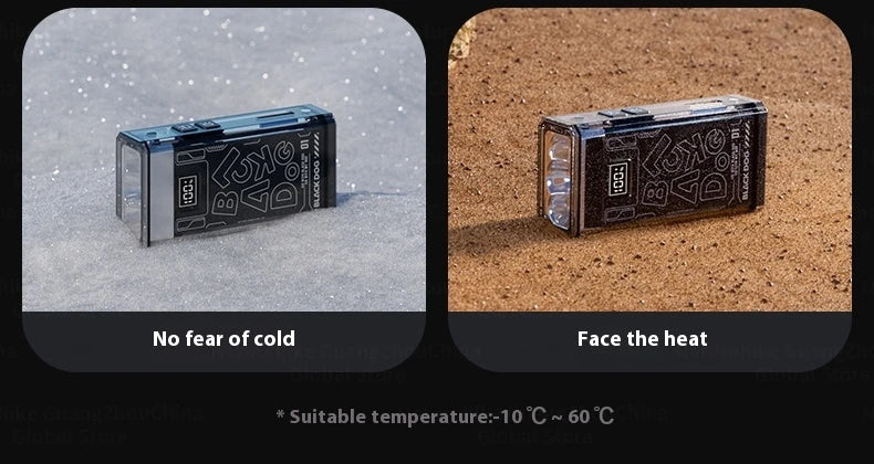 BLACKDOG STAR BOX Multifunctional Lighting Flashlight 3300LM Super Power Long Range LED Light 4 Color Torch Outdoor 3000mAh Battery IPX5 Waterproof