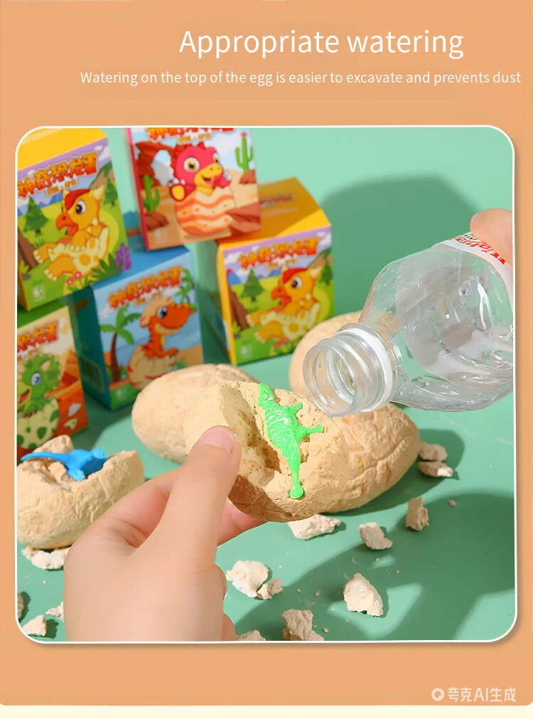 Dino Egg Excavation Kit: 1/3/5pcs Fun Party Favors for Kids – Unleash Excitement at Birthday Goodie Bags!