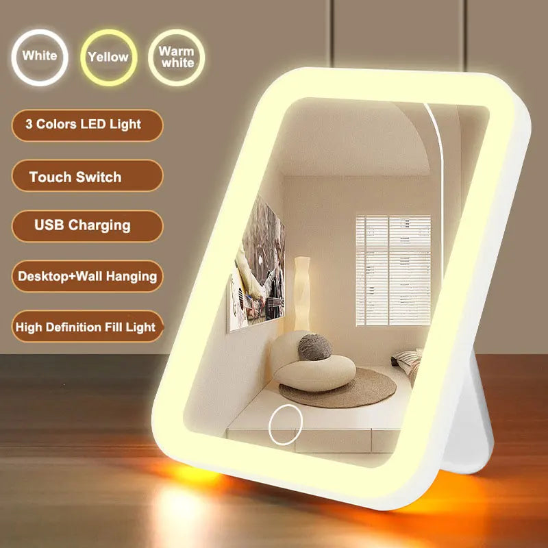 portable LED vanity mirror