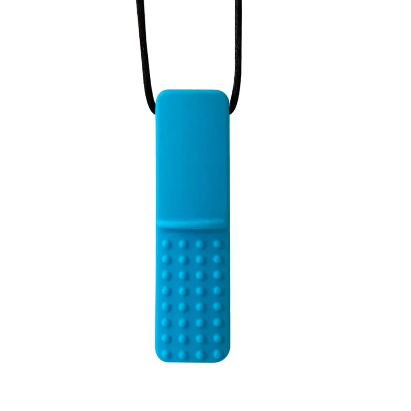 Silicone Teether Necklace for Kids | Chewy Sensory Pendant for Autism & ADHD | Oral Motor Therapy Tool