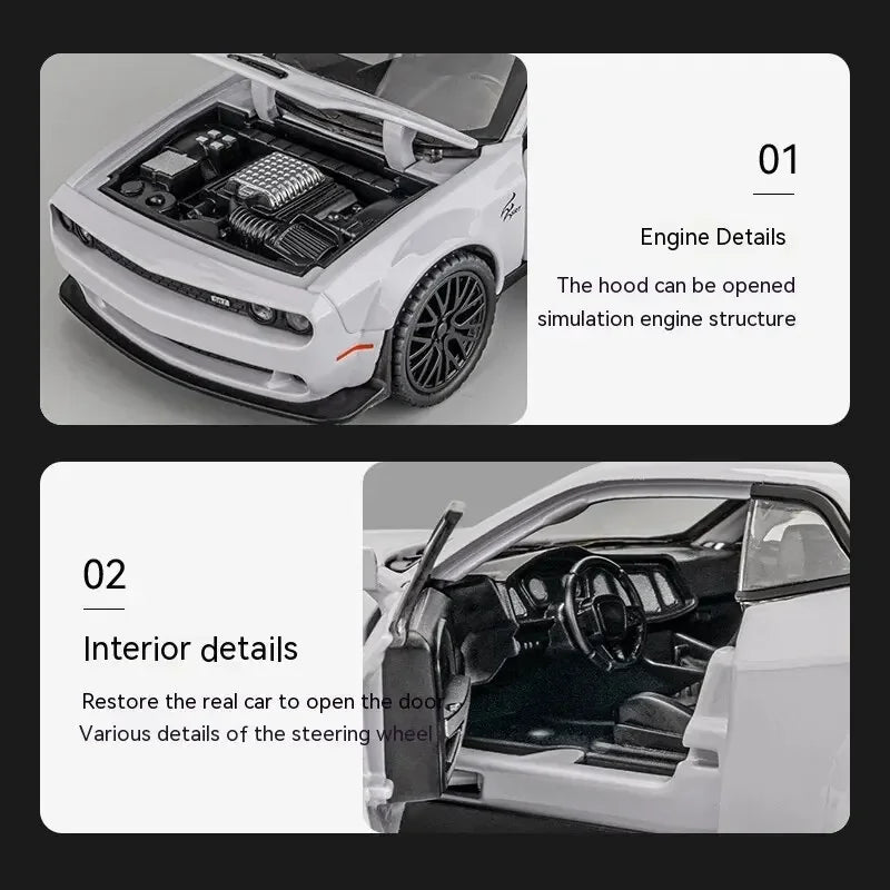 Dodge Challenger Hellcat Toy Car- HMT15DC