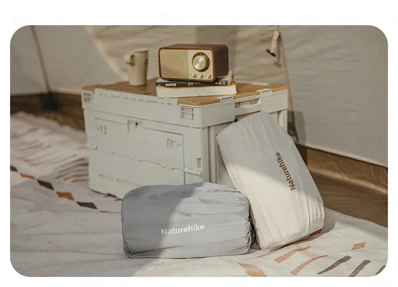 Naturehike Inflatable Cushion Series Inflatable Mat Splicing Sleeping Pad 2 Different Style Camping TPU Thickened 9.5cm Outdoor Bed Air Mattress