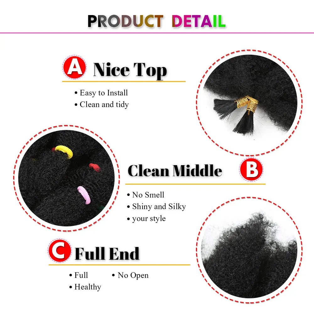 Curly Crochet – 12” Synthetic Ombre Afro Kinky Braiding Hair Extensions