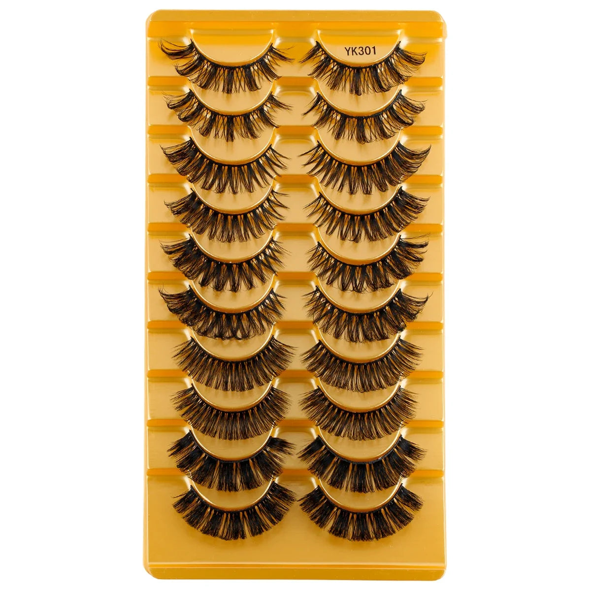 3/10 Pairs Half Lashes Makeup Natural Long Cat Eye Lashes Dramatic False Eyelashes