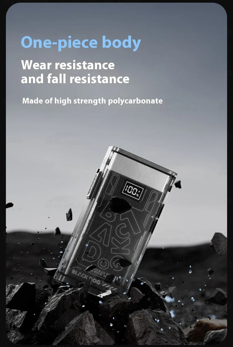 BLACKDOG STAR BOX Multifunctional Lighting Flashlight 3300LM Super Power Long Range LED Light 4 Color Torch Outdoor 3000mAh Battery IPX5 Waterproof