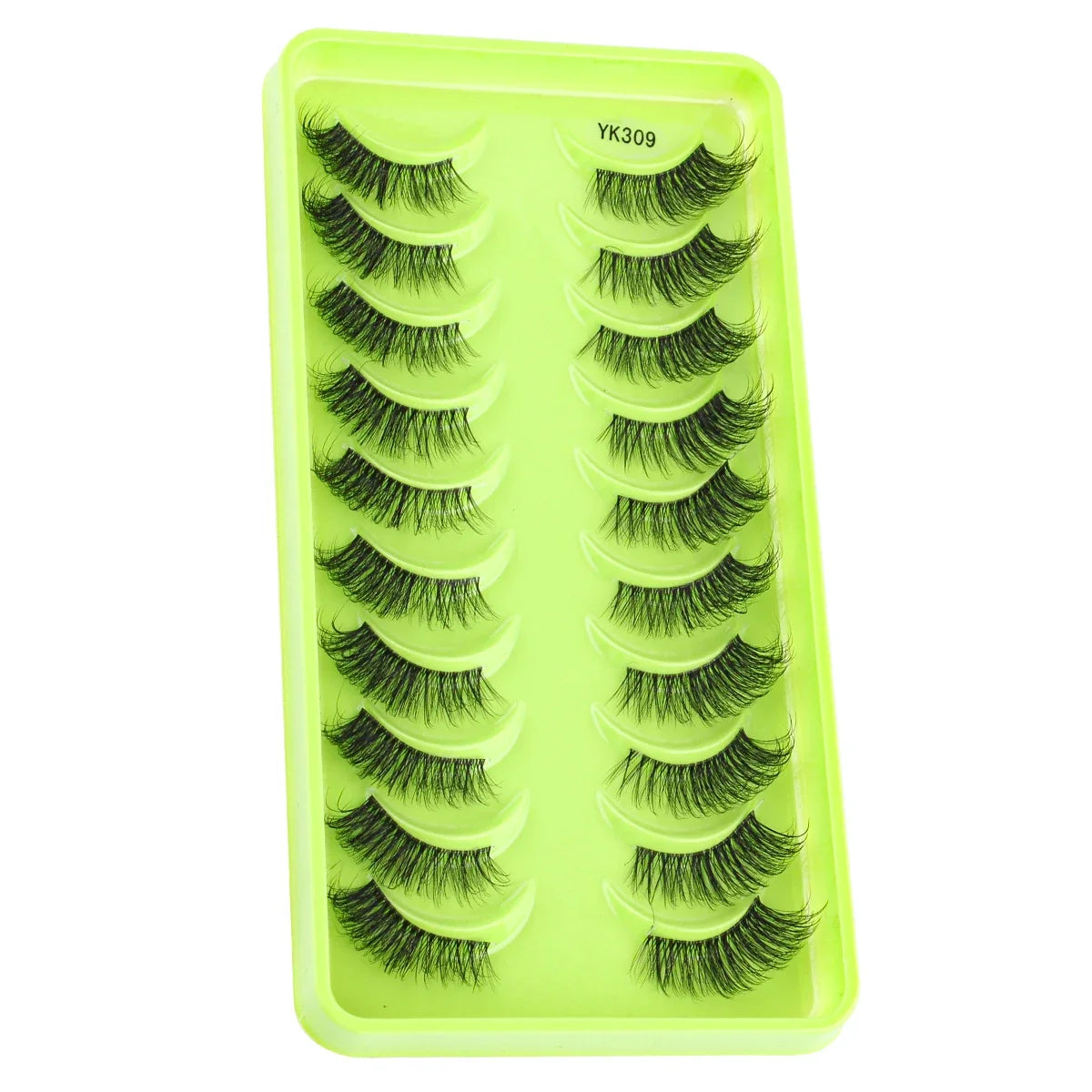 3/10 Pairs Half Lashes Makeup Natural Long Cat Eye Lashes Dramatic False Eyelashes