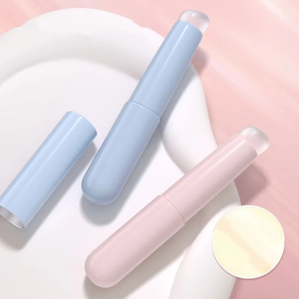 Upgrade Silicone Lip Brush With Cover Angled Concealer Brush Like Fingertips Q Soft Lipstick Makeup Brushes Round Head No Broken