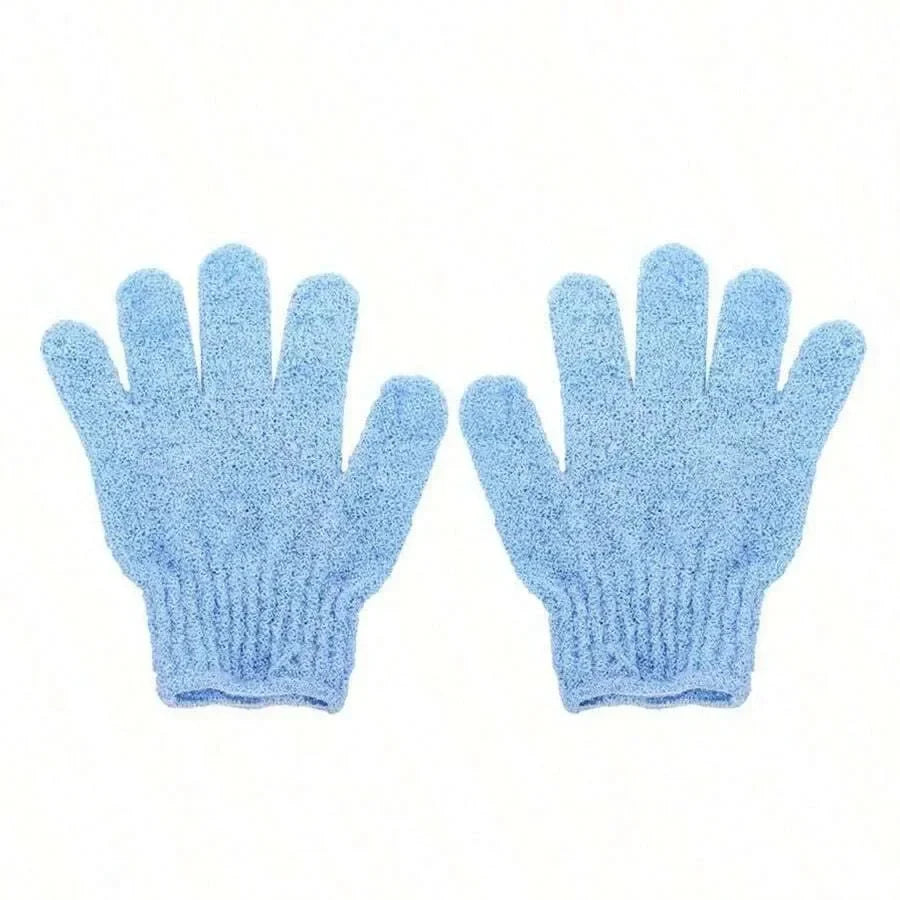 Bath Products – 2pcs Exfoliating Shower Gloves & Back Scrub Towel Set