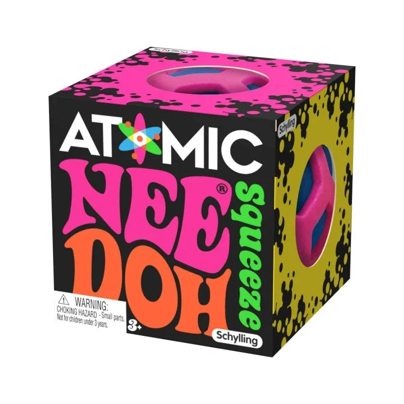 Stress Ball Atomic NeeDoh for Kids and Adults - Perfect Party Gift for Sensory Play