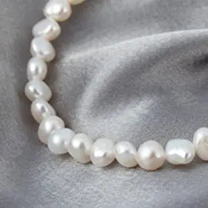 Choker Necklace – Real Baroque Freshwater Pearls for Women & Girls, Elegant 5-6mm/8-9mm Pearl Jewelry Gift