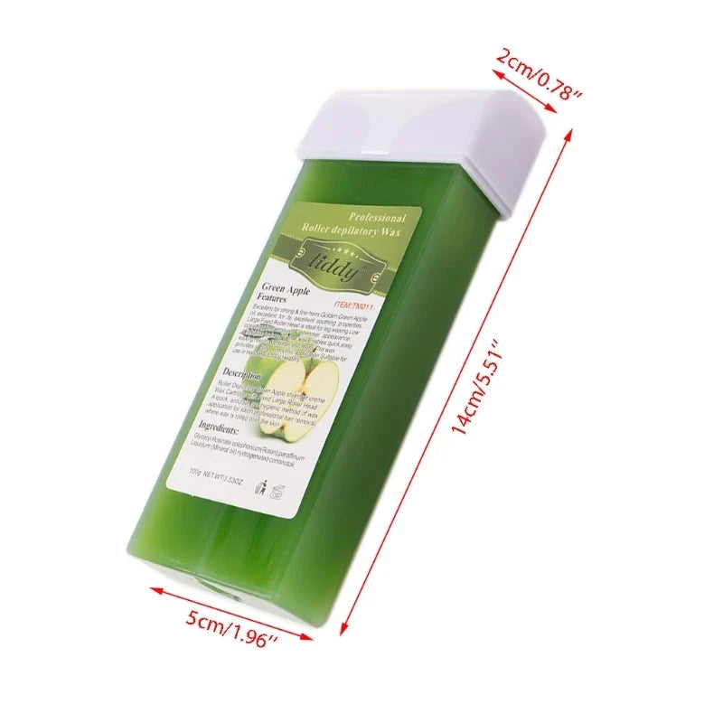 8 Styles 100g Roll On Hot Depilatory Wax Cartridge  Waxing Hair Removal