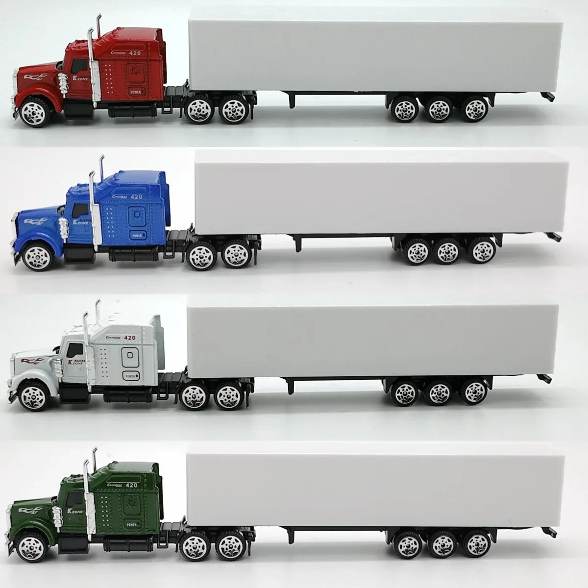 1:87 Simulation American Truck Toy Model 23.5cm Realistic American Transport Container Truck Diecast Model Boy Gifts