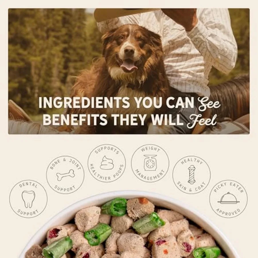 Freeze-Dried Raw Chicken Dog Food
