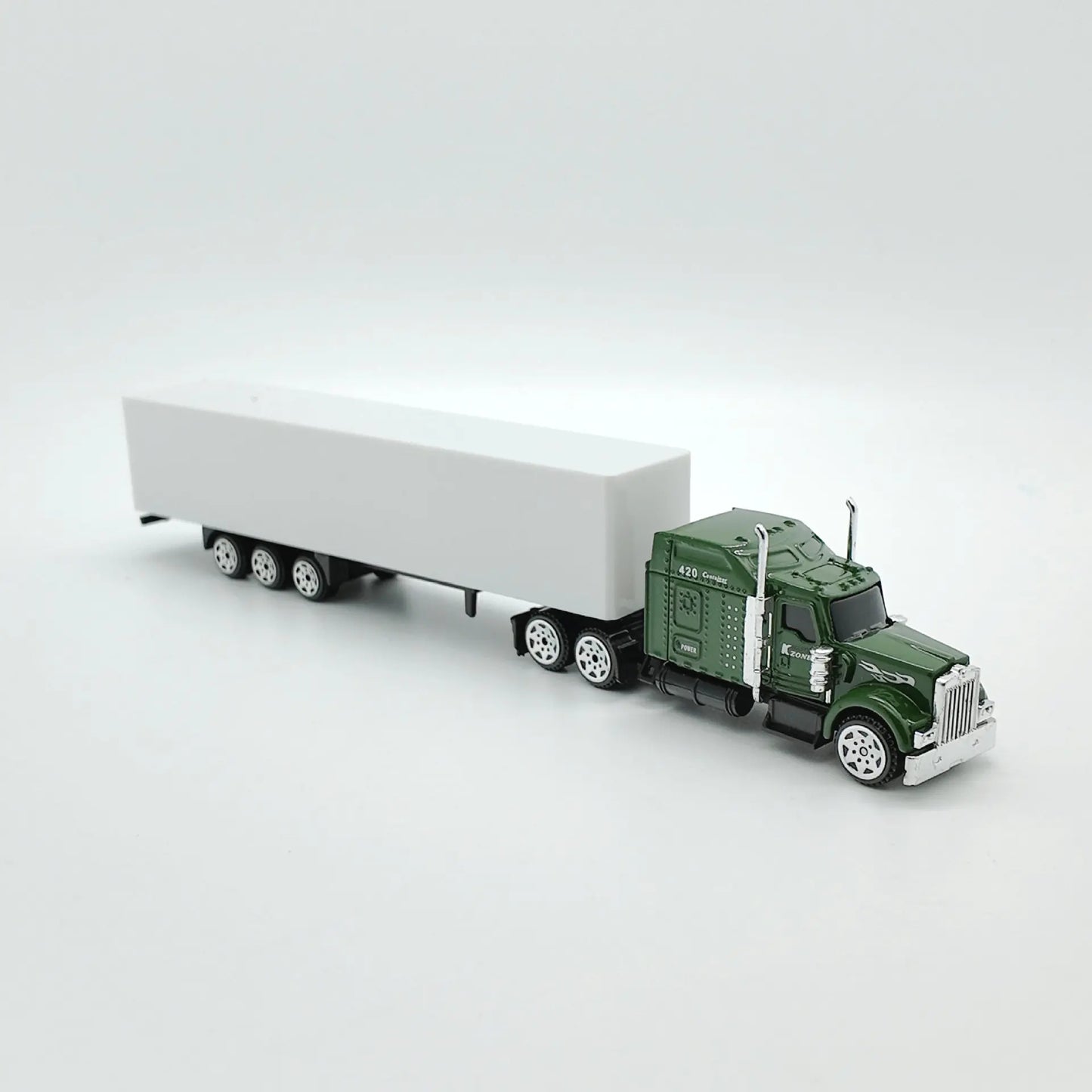 1:87 Simulation American Truck Toy Model 23.5cm Realistic American Transport Container Truck Diecast Model Boy Gifts