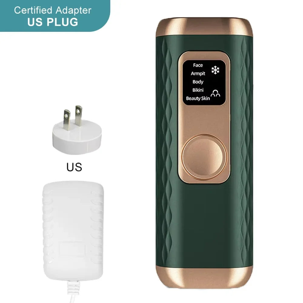 IPL Laser Hair Removal Machine Ice Cool Painless Epilator Women Freezing Point Epilation Skin Rejuvenation for Home Use Device