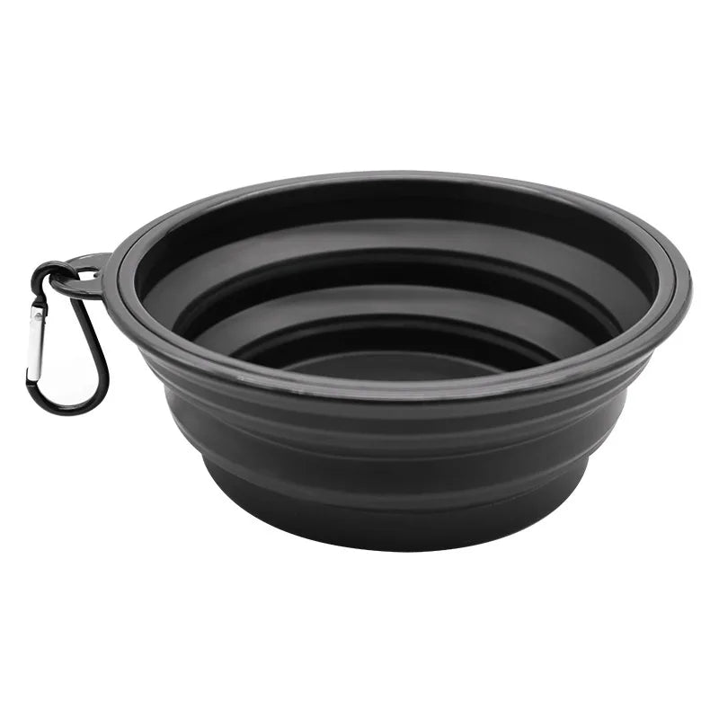 Folding Travel Bowl with Bottle