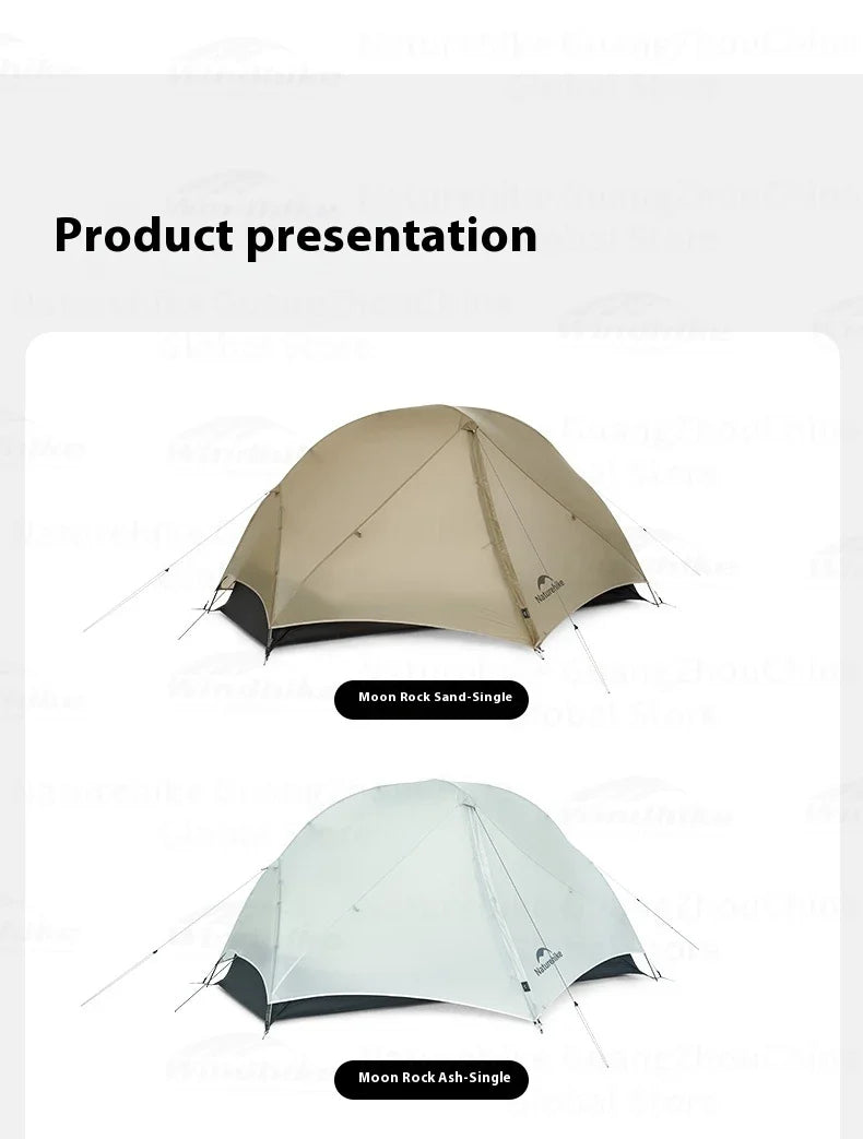 Naturehike MONGAR Series UL Tent Portable Ultralight 1 and 2 Person 15D Nylon Rainproof Expandable Canopy Double Layer Camping Outdoor Hiking Backpacking Cycling Tent