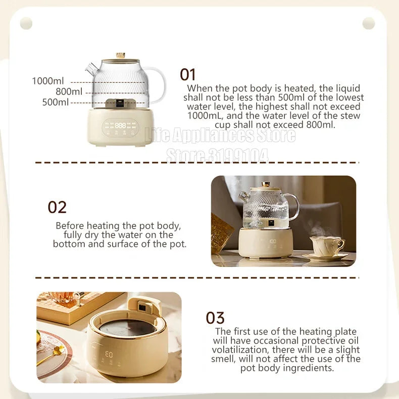 Electric Glass Kettle- HMT15GK