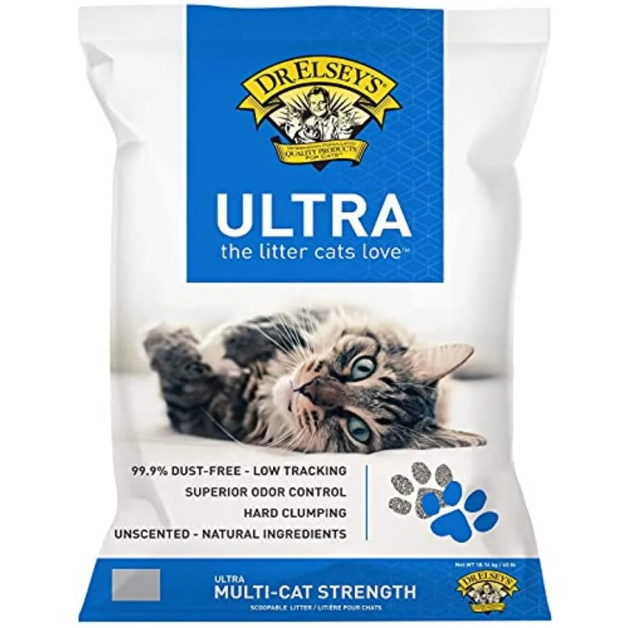 Ultra Unscented Clumping Cat Litter (40 lb)