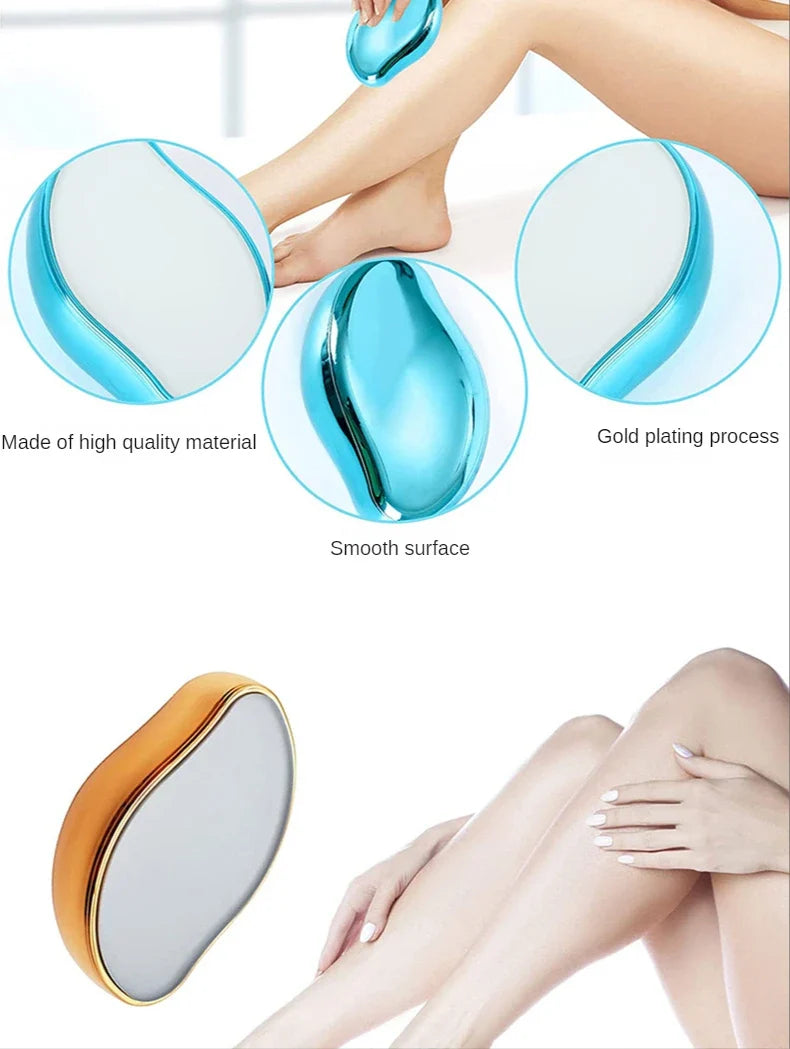 Hair Removal Stone Depilatory Gum Eraser Scrub Netscroll Painless Epilator Beauty Woman Body Crystal Epilator Nano Version