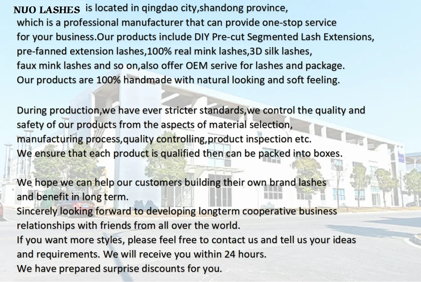 NUO Makeup Luxury DIY Cluster Lash Extension Glue-Based Percut Eyelash Segment Individual Lashes 3D Ribbon Lashes Private Label