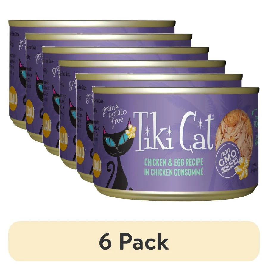 Tiki Cat Luau Chicken & Egg Wet Food (6-Pack)