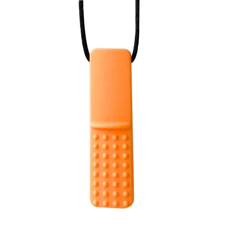 Silicone Teether Necklace for Kids | Chewy Sensory Pendant for Autism & ADHD | Oral Motor Therapy Tool