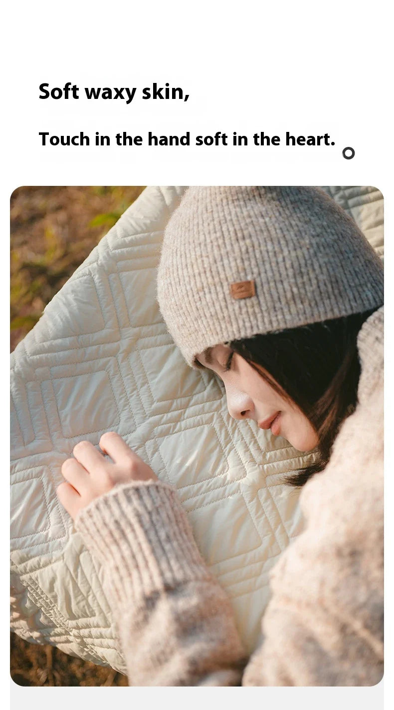 Naturehike Electric Heater Blanket Portable Ultralight Wearable Cloak Sleeping Bag Poncho Coat Winter Warm 20D 380T Nylon Fabric USB Electric Heating Quilt