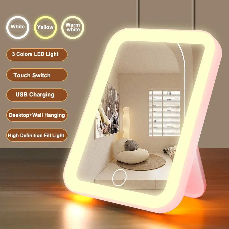 portable LED vanity mirror