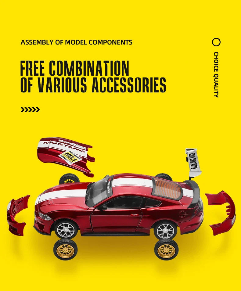 Ford Mustang GT Alloy Toy Car Model- HMT15FM