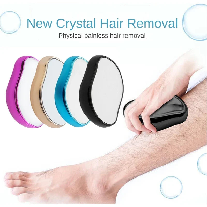 Hair Removal Stone Depilatory Gum Eraser Scrub Netscroll Painless Epilator Beauty Woman Body Crystal Epilator Nano Version