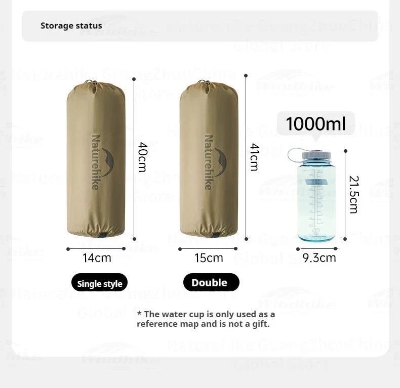 Naturehike MONGAR Series UL Tent Portable Ultralight 1 and 2 Person 15D Nylon Rainproof Expandable Canopy Double Layer Camping Outdoor Hiking Backpacking Cycling Tent