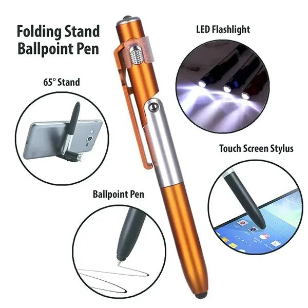 Multifunction Ballpoint Pen with LED- HMT15BP
