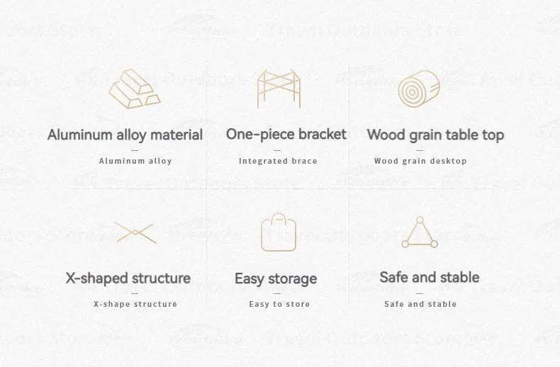 Naturehike Telescopic Folding Table Portable Retractable BBQ Table Outdoor Camping Table Bearing 30kg Aluminum Alloy Table Garden Picnic Party 2 Sizes