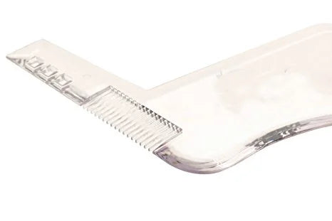 Beard Styling Shaping Template Comb Barber Tool Symmetry Trimming Shaper Stencil Beard Hair Brush Stencil Salon Styling Tools