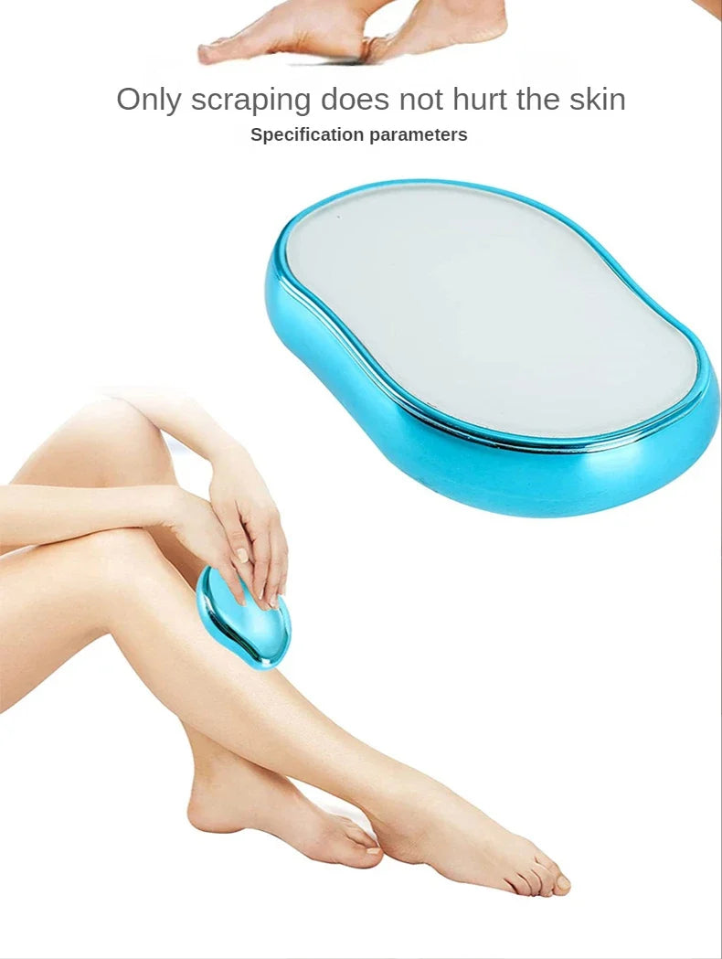 Hair Removal Stone Depilatory Gum Eraser Scrub Netscroll Painless Epilator Beauty Woman Body Crystal Epilator Nano Version