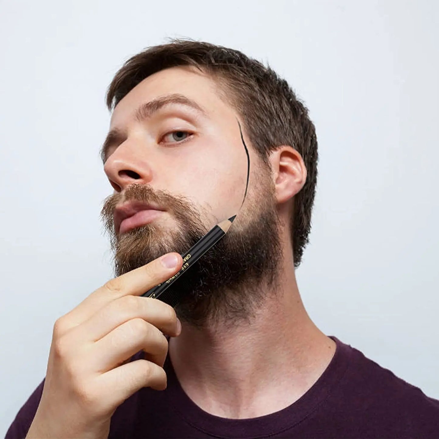 Beard Styling Shaping Template Comb Barber Tool Symmetry Trimming Shaper Stencil Beard Hair Brush Stencil Salon Styling Tools