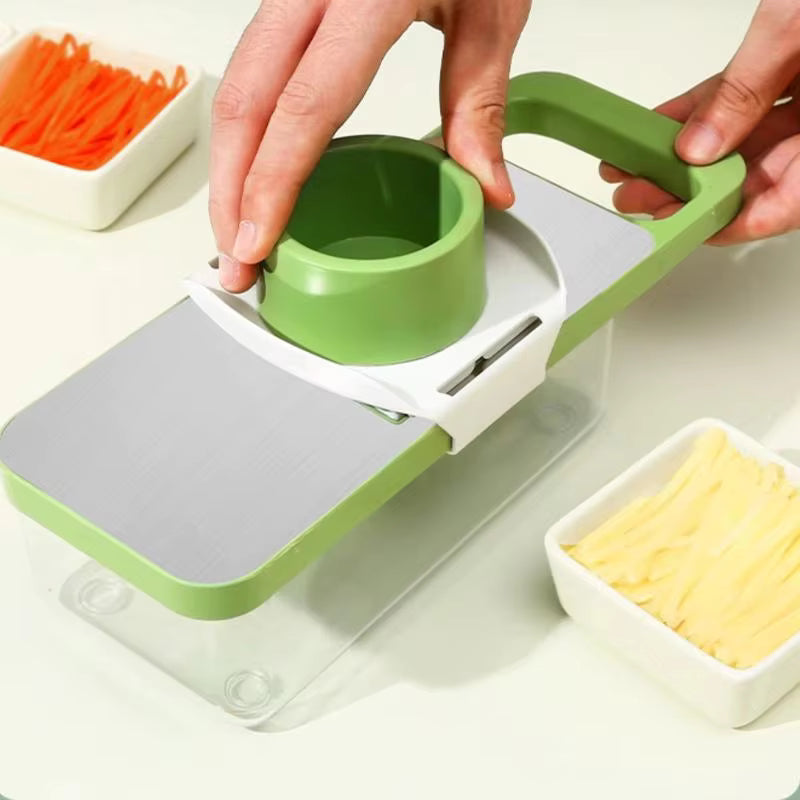 Vegetable Grater, Five Blade Design, Hand Guard Included, Multi Function