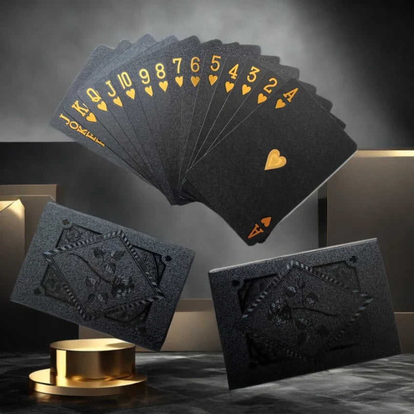 Black Gold Playing Cards- HMT15PC