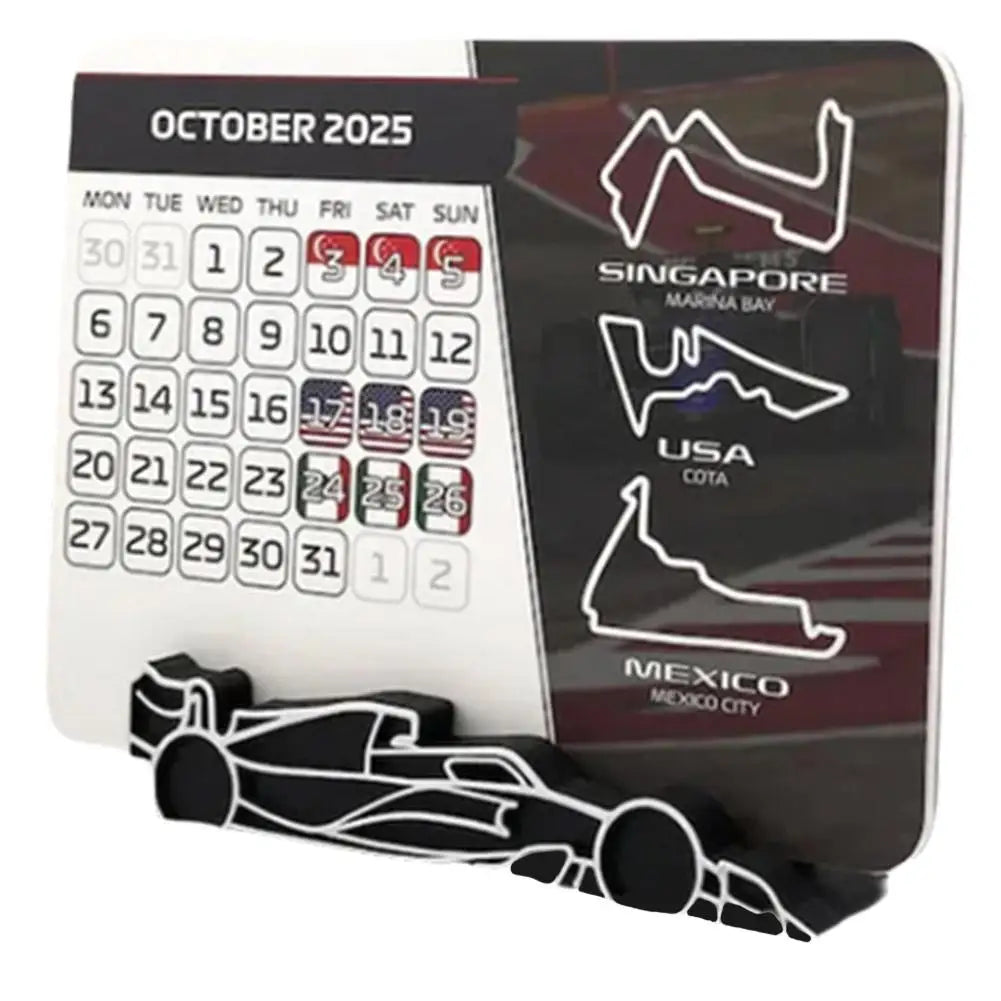 F1 2025 Calendar- HMT15FC