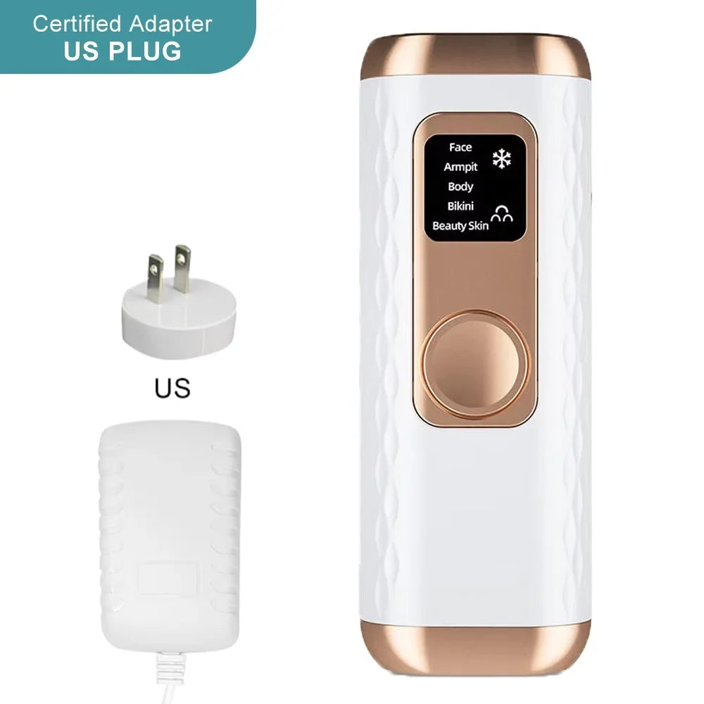 IPL Laser Hair Removal Machine Ice Cool Painless Epilator Women Freezing Point Epilation Skin Rejuvenation for Home Use Device
