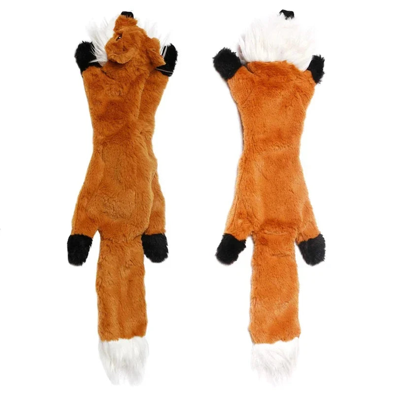 No-Stuffing Squeaky Crinkle Dog Toy