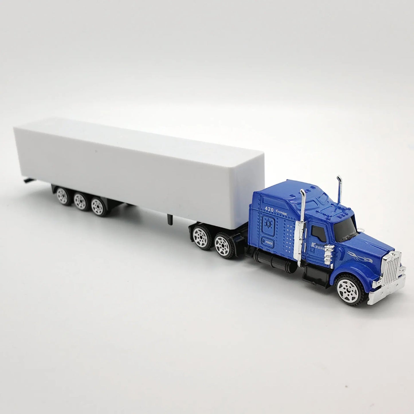 1:87 Simulation American Truck Toy Model 23.5cm Realistic American Transport Container Truck Diecast Model Boy Gifts
