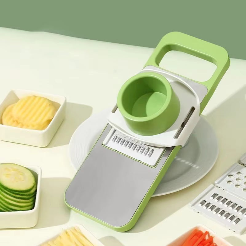 Vegetable Grater, Five Blade Design, Hand Guard Included, Multi Function