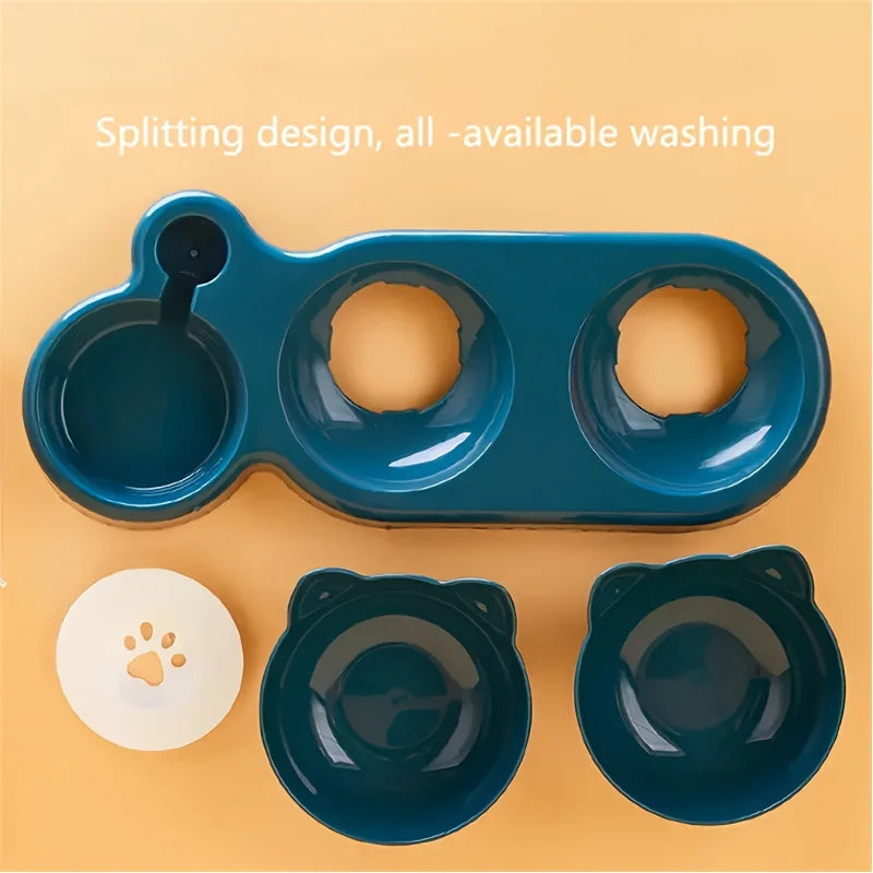 3-in-1 Cat Feeding Station